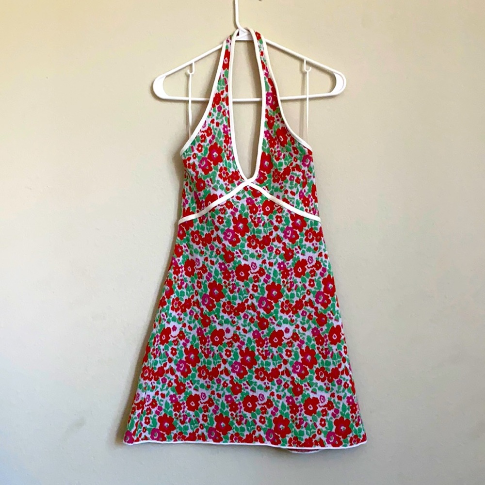 Zara Backless Dress - M, 45% Cotton/36% Polyester